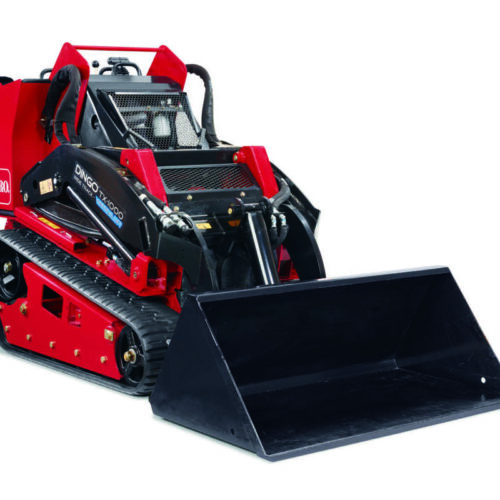 Toro Dingo TX 1000 Wide Track Side angle view 1